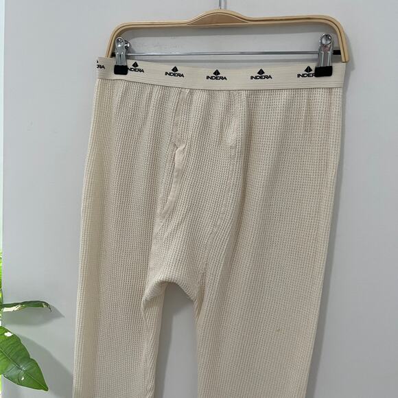 Indera Men's White Long John Underwear Size Medium - Picture 3 of 4